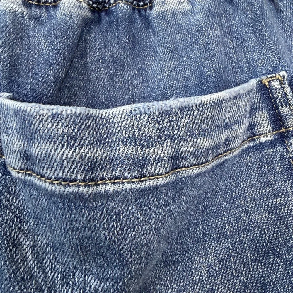 Maurices Pull On Denim Shorts Elastic Waist Comfort Casual‎ Summer Size 18W - Picture 7 of 11